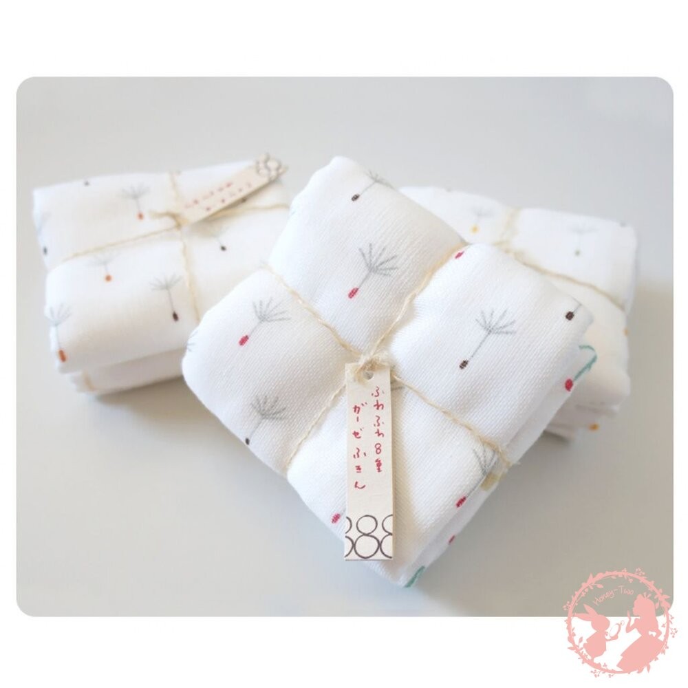 日本原田織物 八重紗純棉萬用擦拭 手帕 家事布紗布巾2入 家事萬用布 抹布 廚房抹布 餐具擦拭布-細節圖4