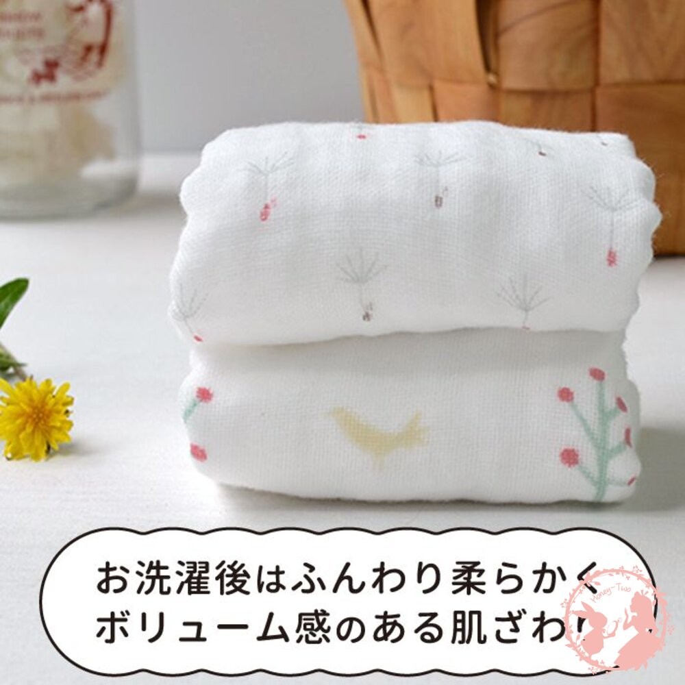日本原田織物 八重紗純棉萬用擦拭 手帕 家事布紗布巾2入 家事萬用布 抹布 廚房抹布 餐具擦拭布-細節圖10