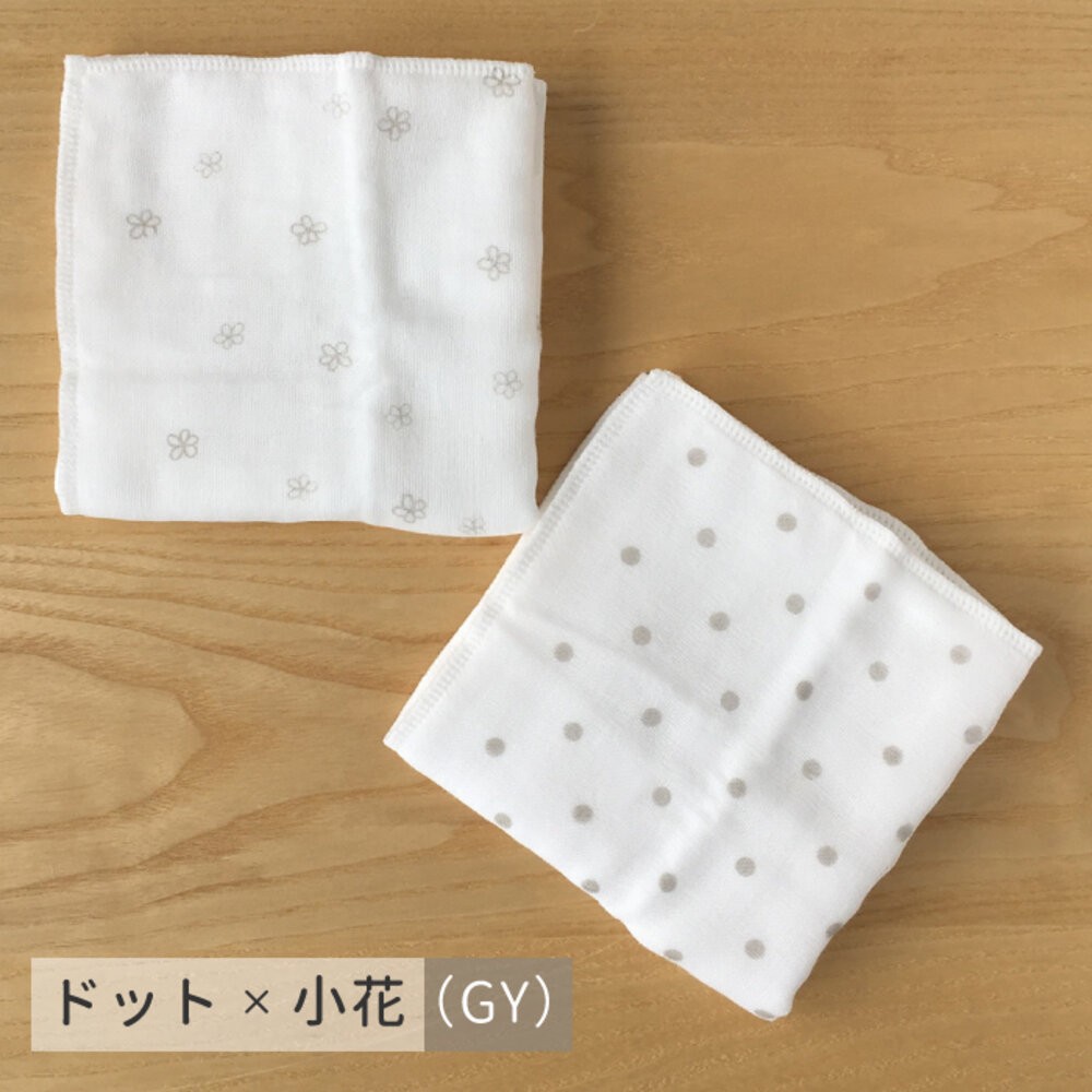 日本原田織物 八重紗純棉萬用擦拭 手帕 家事布紗布巾2入 家事萬用布 抹布 廚房抹布 餐具擦拭布-規格圖2