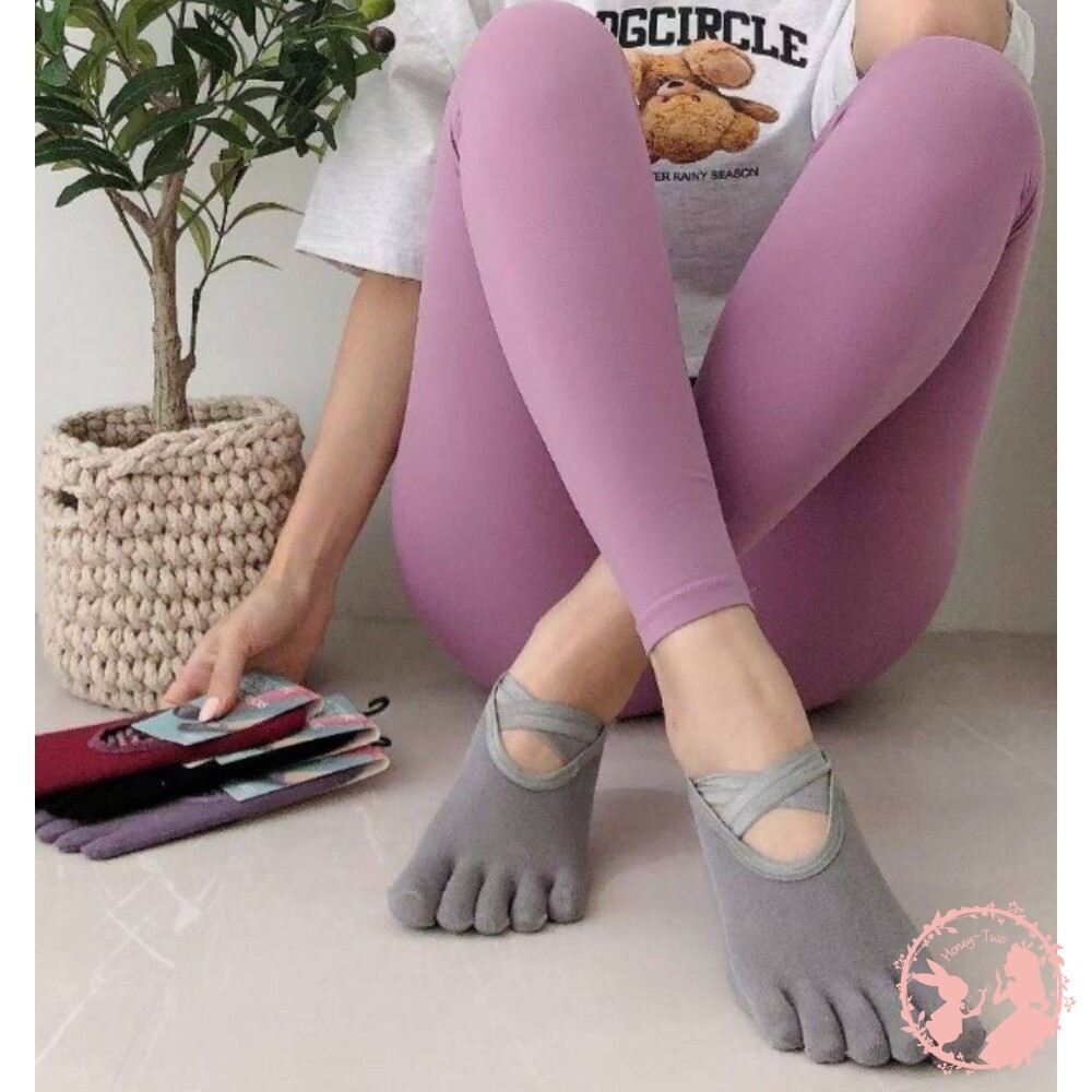 韓國BITZ 韓國新品 吸汗透氣帶式止滑五趾襪（包趾襪）-單雙-細節圖4