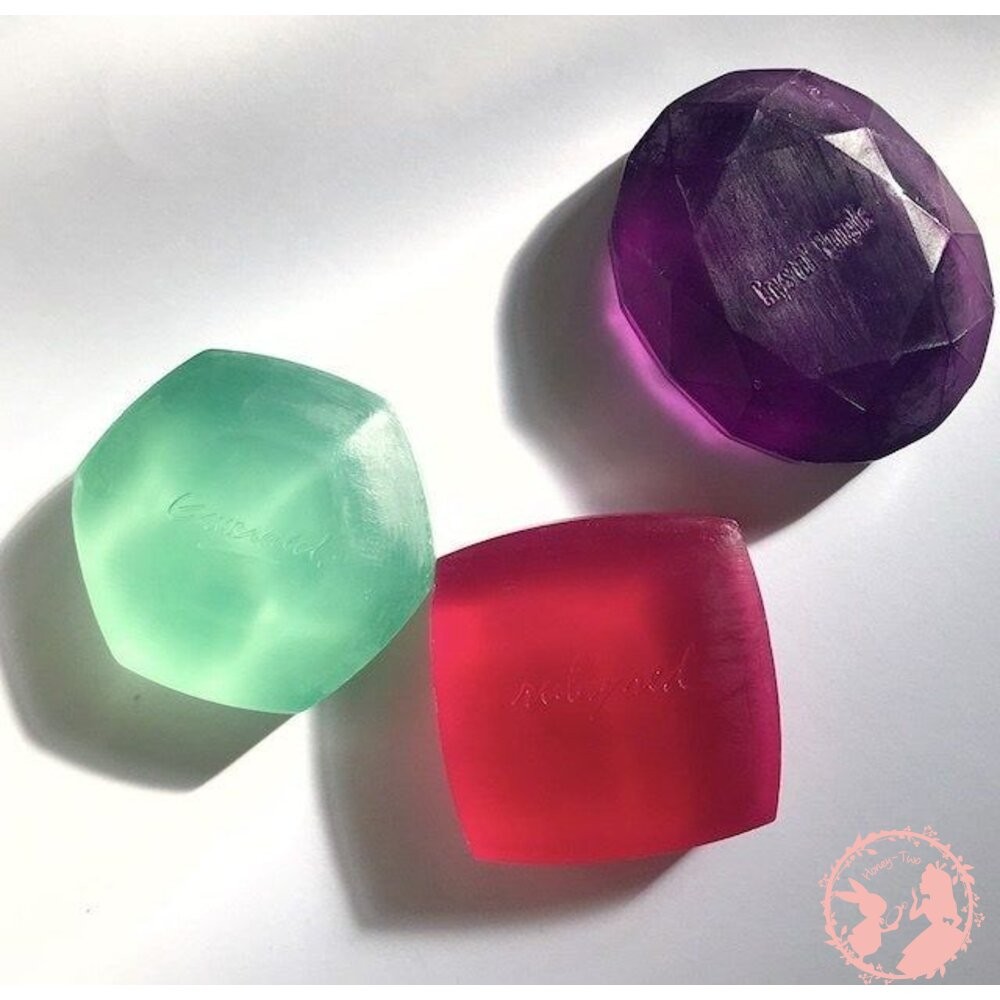 資生堂SHISEIDO Honey Cake洗顏皂 寶石洗面皂 日本境內版 蜂蜜香皂 透明洗顏 石鹼-細節圖2