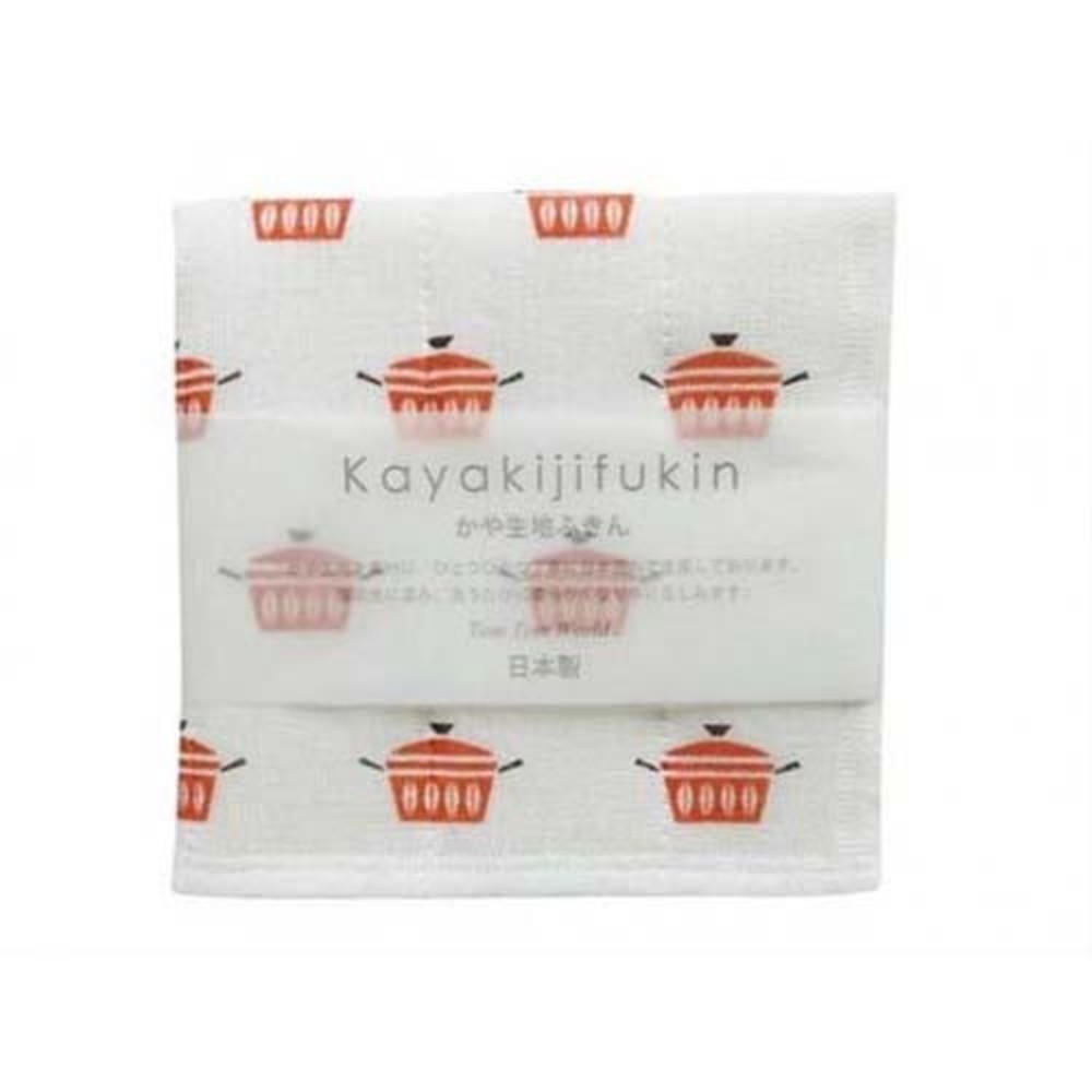 日本製 原田織物 KAYA KIJI FUKIN 七層棉紗家事布 30×30 廚房吸水抹布 快乾 擦拭布 萬用布-規格圖11