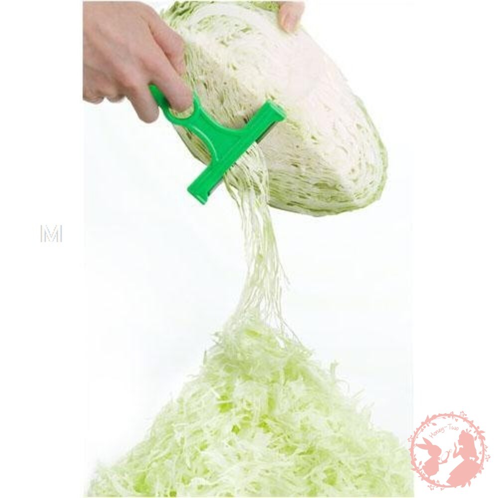 日本 高麗菜刨絲器 高麗菜絲削皮刀 削皮器 蔬菜沙拉刨刀 蔬菜薄片-細節圖8