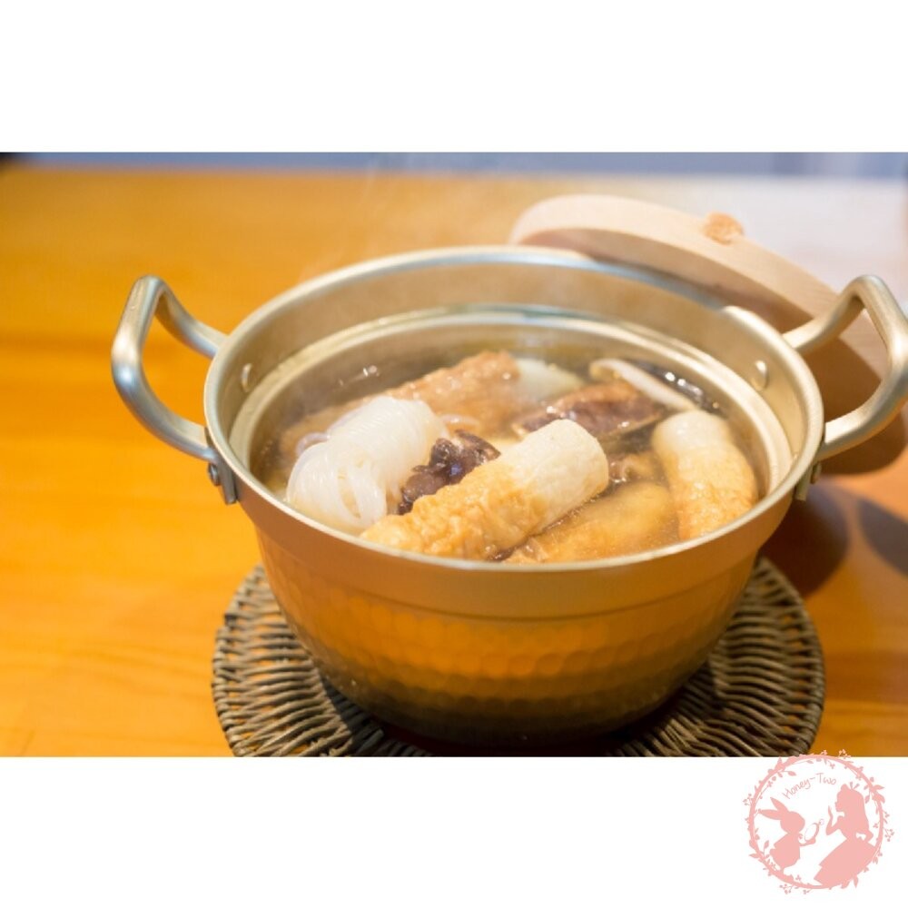 日本北陸 復古風 金屬小傳具雙耳湯鍋15.5CM 懷舊風 燉菜 關東煮-細節圖2