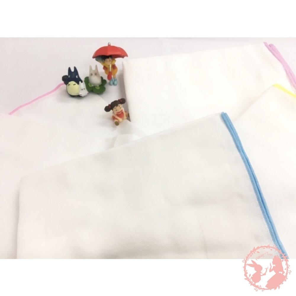 日本製純棉紗布巾/純棉手帕/ 純棉紗布巾 高密度雙層口水巾 口水巾 洗臉巾 洗澡巾 餵奶巾 手帕巾-細節圖5