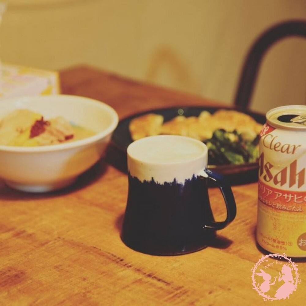 日本製 美濃燒 青富士山馬克杯-細節圖2