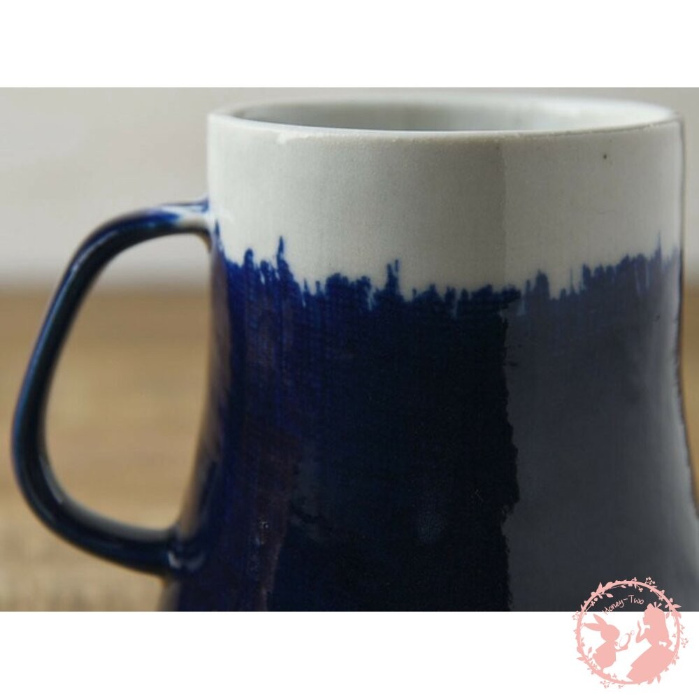 日本製 美濃燒 青富士山馬克杯-細節圖7