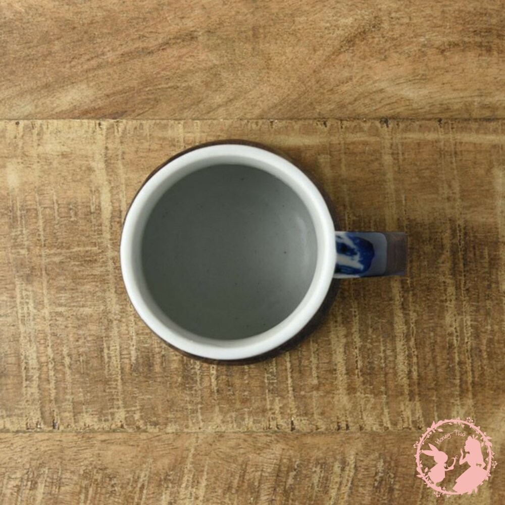 日本製 美濃燒 青富士山馬克杯-細節圖8