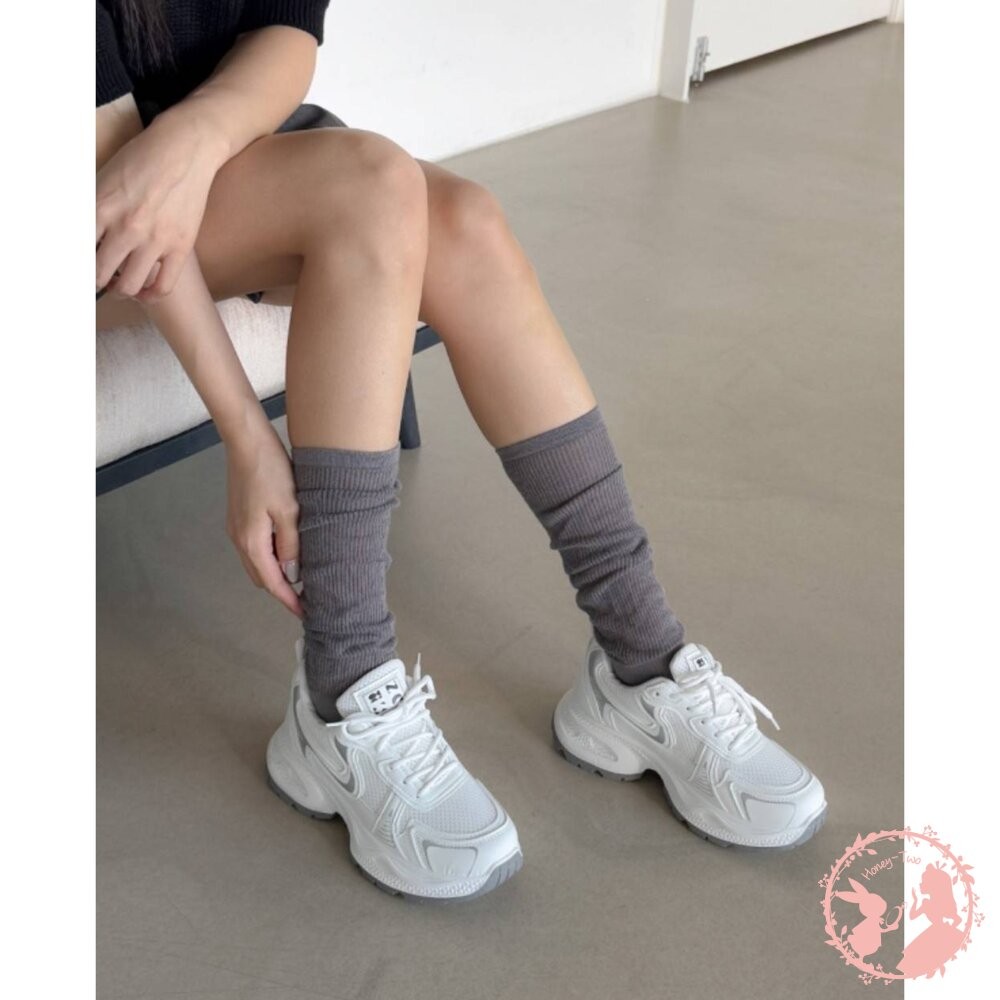 【零碼出清】韓國新款 百搭金屬鉚釘樂福鞋 23.5CM 黑色-細節圖8