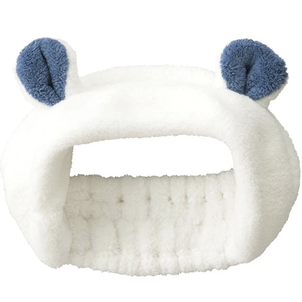 日本原裝 CB JAPAN 可愛 動物 速乾吸水髮帶 carari zooie 3倍吸水  浴帽 髮帶  柔軟-規格圖5