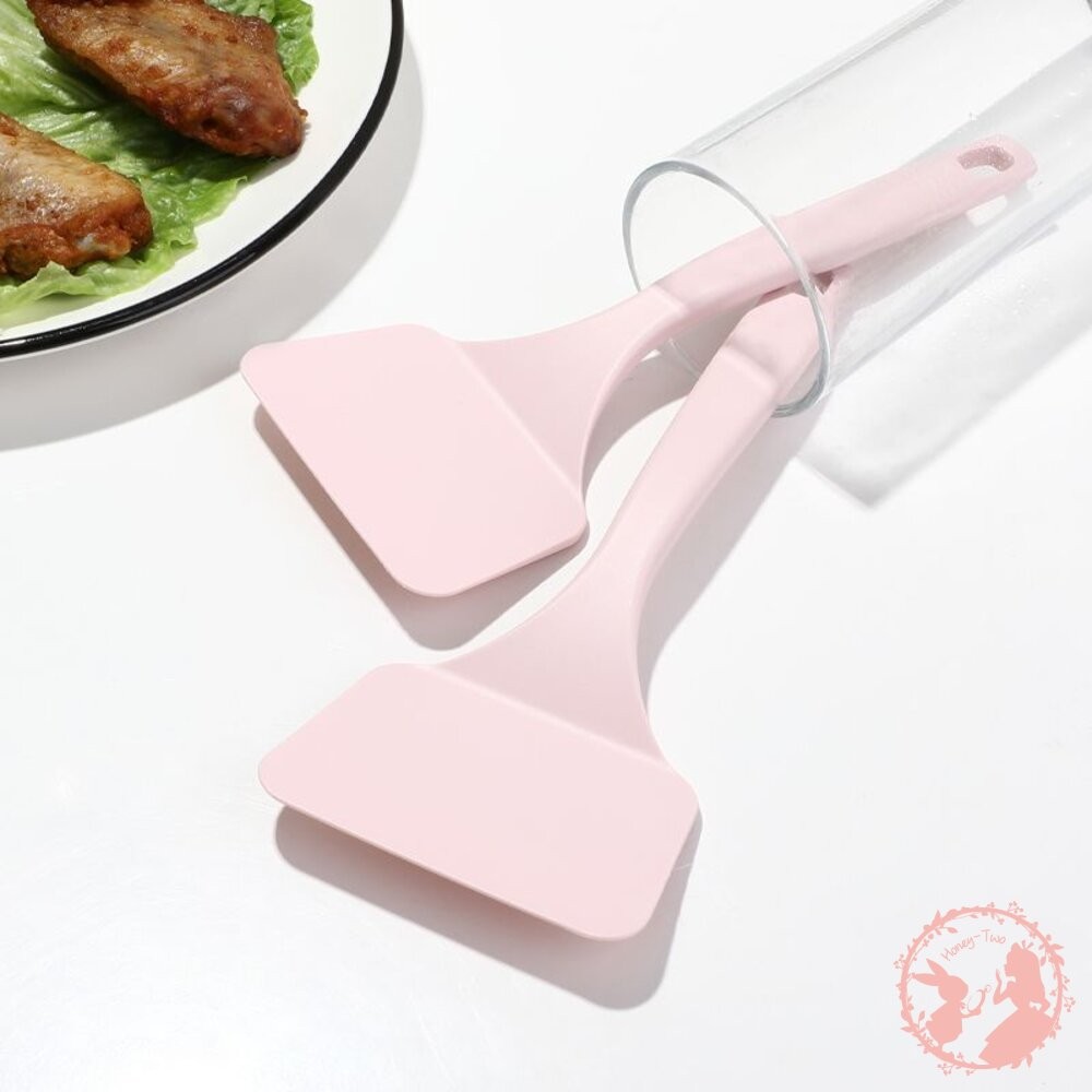 日本下村工業 玉子燒煎蛋鏟 粉紅色中型鍋鏟-玉子燒.煎餅.蛋捲.鍋貼都可用-細節圖8
