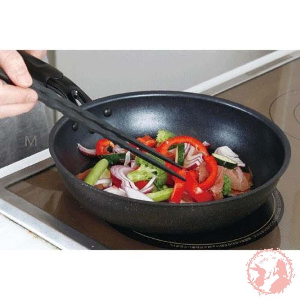 日本SUMINO【伊原企販】 備長炭料理筷32cm  長筷 撈麵筷 廚房 家用 油炸筷 多用途加長筷子 日本直送 附發票-細節圖4