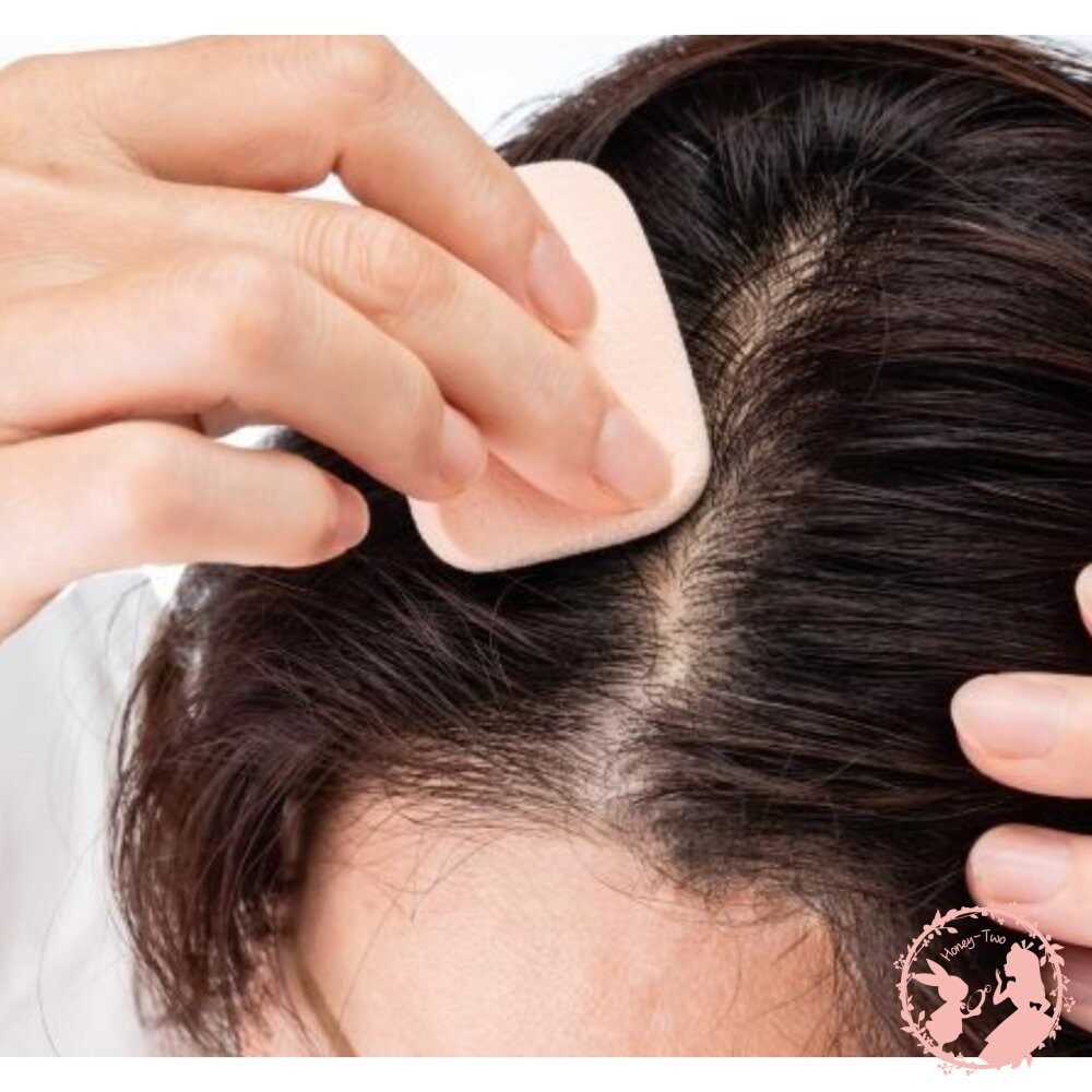 現貨秒出~日本YANAGIYA柳屋 白髮換色粉13g 速效染髮  白髮神器 便攜附刷子 銀髮族 染髮餅 遮蓋白髮 補色-細節圖3