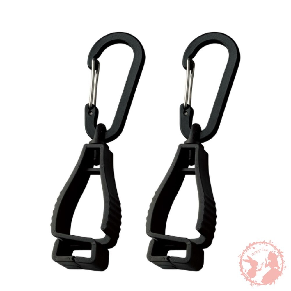 日本comolife附登山扣便利夾2入 戶外族愛用 帽夾 萬用夾-細節圖6