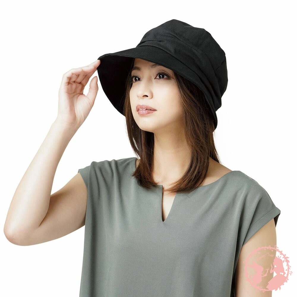 日本UVCUT 小臉防曬遮陽帽-細節圖3