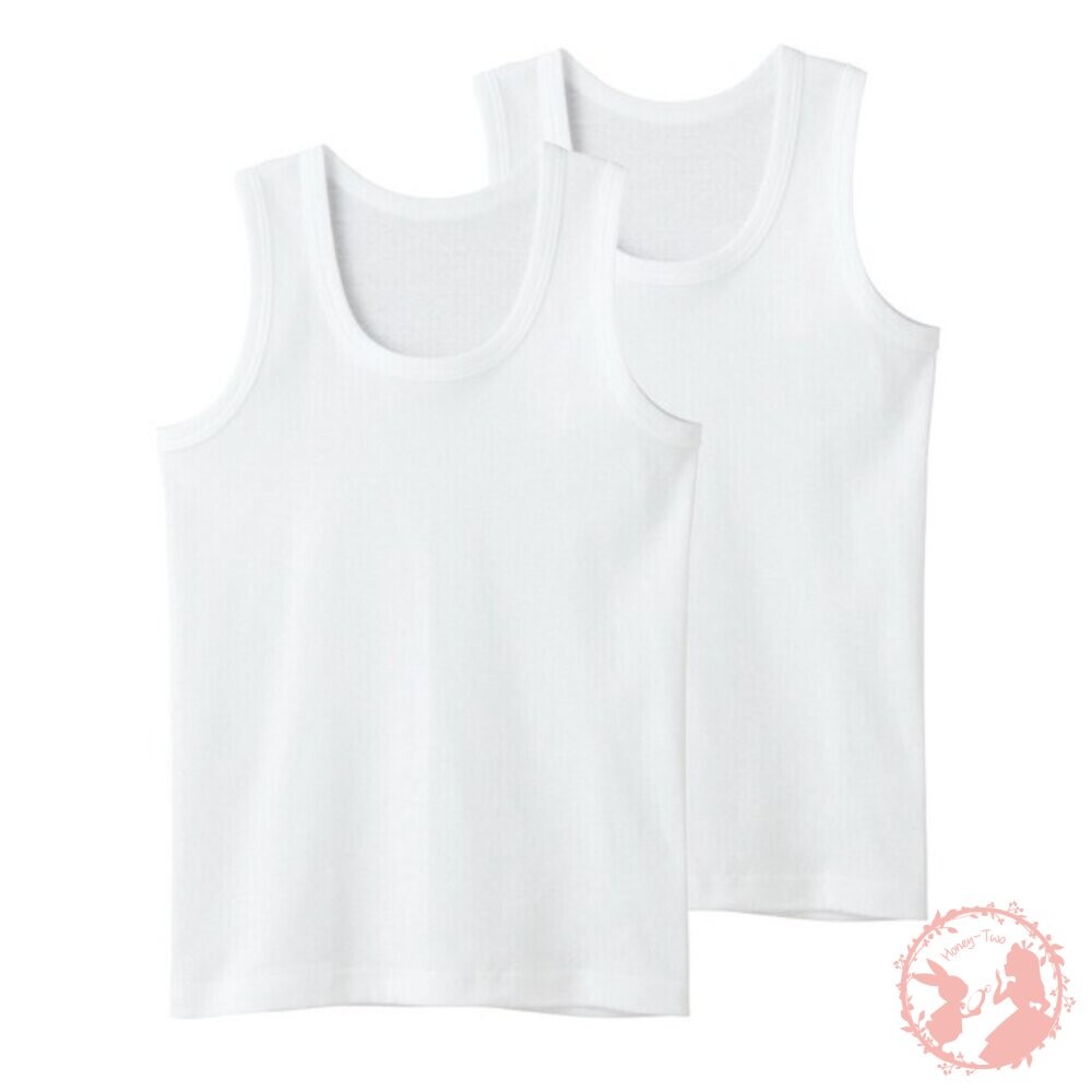 日本 GUNZE 綿100% 男童背心內衣  兩入組 日本郡是-細節圖8