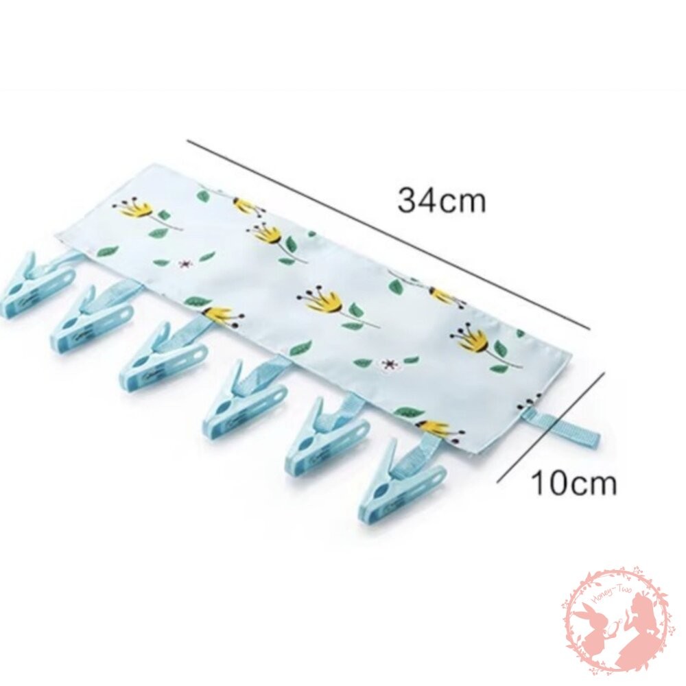 高品質 旅行用６夾晾曬布衣架-細節圖3