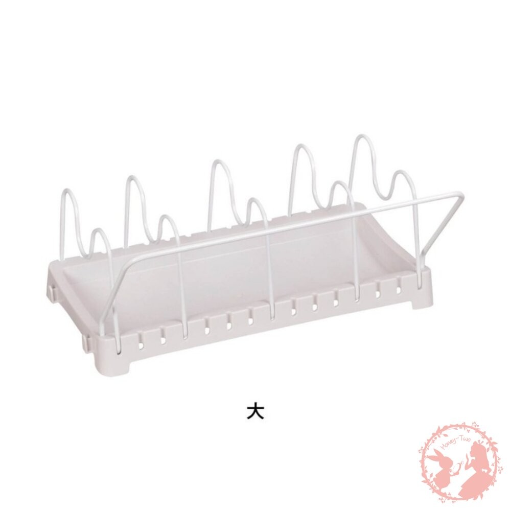 日本PEARL平底鍋收納架 /可調式/鍋子/鍋蓋收納架/置物架 湯鍋架子-細節圖6