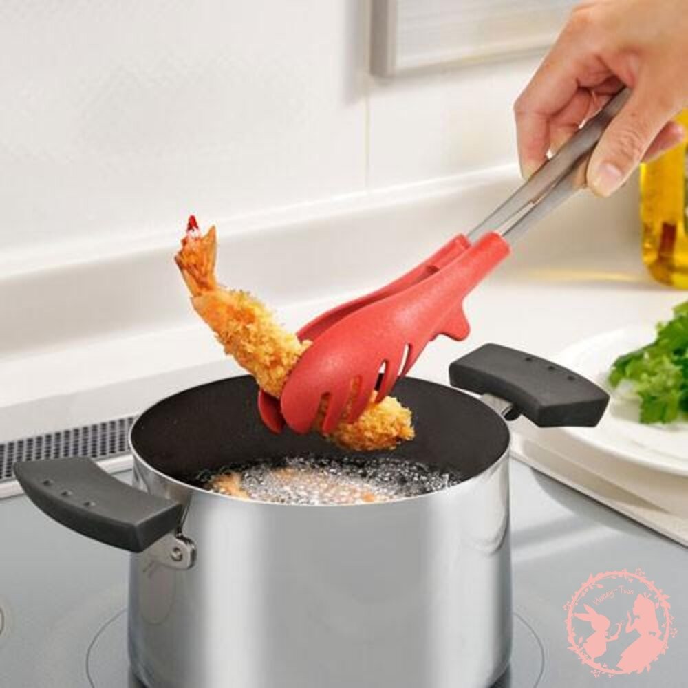 日本製 AUX UCHICOOK 耐高溫料理夾 耐熱料理夾 炒菜夾 義大利麵夾 UCS-4-細節圖4