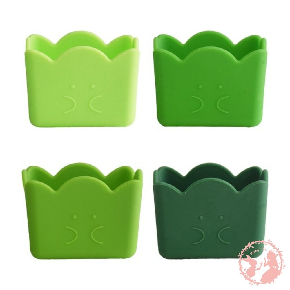 日本Gyutto 矽膠分隔杯 方形4入組 便當小物 早餐 小學生-細節圖3