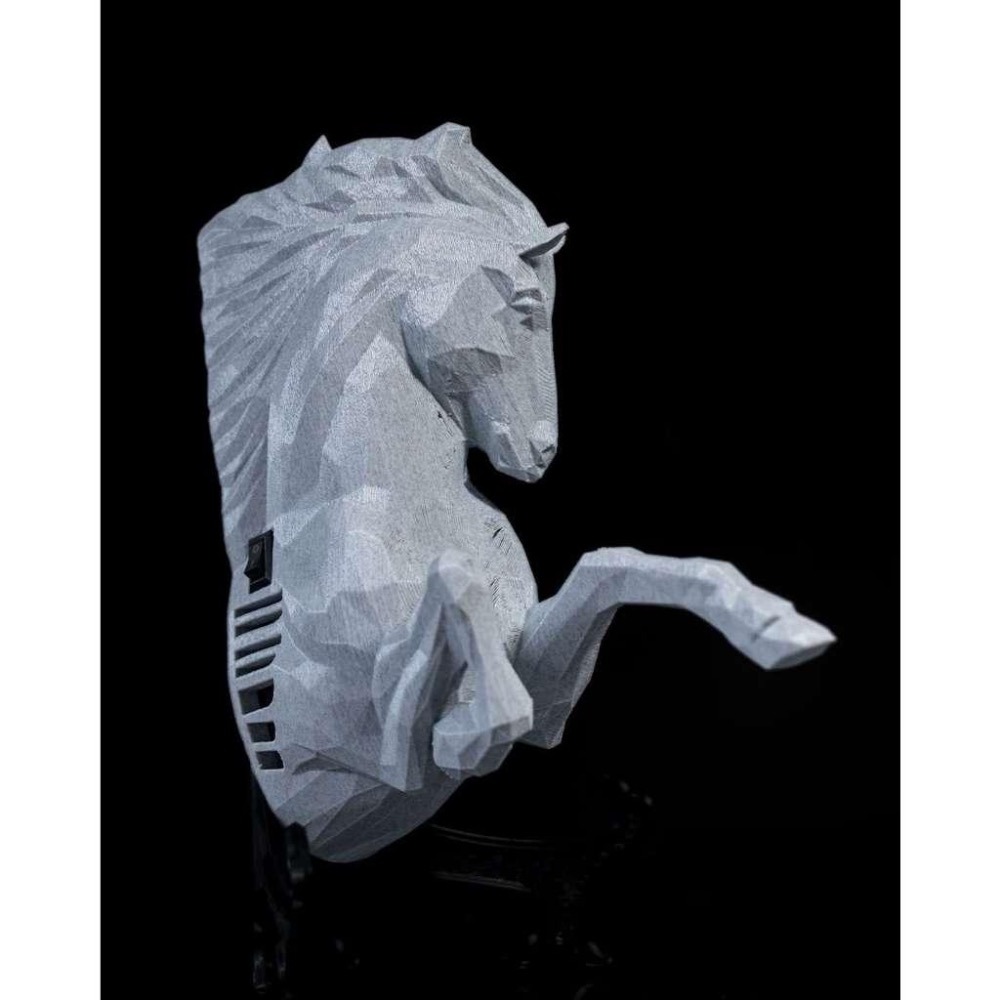天馬燈 壁燈 動物燈 光影效果 氛圍燈 Pegasus Wall Light 夜燈 電池外接供電 3D列印-細節圖3