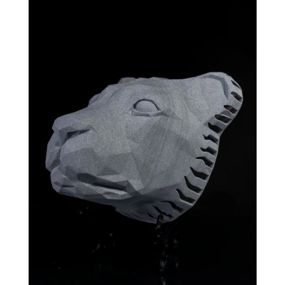 獅子燈 壁燈 動物燈 光影效果 氛圍燈 Great Lion Wall Light 夜燈 電池外接供電 3D列印-細節圖2