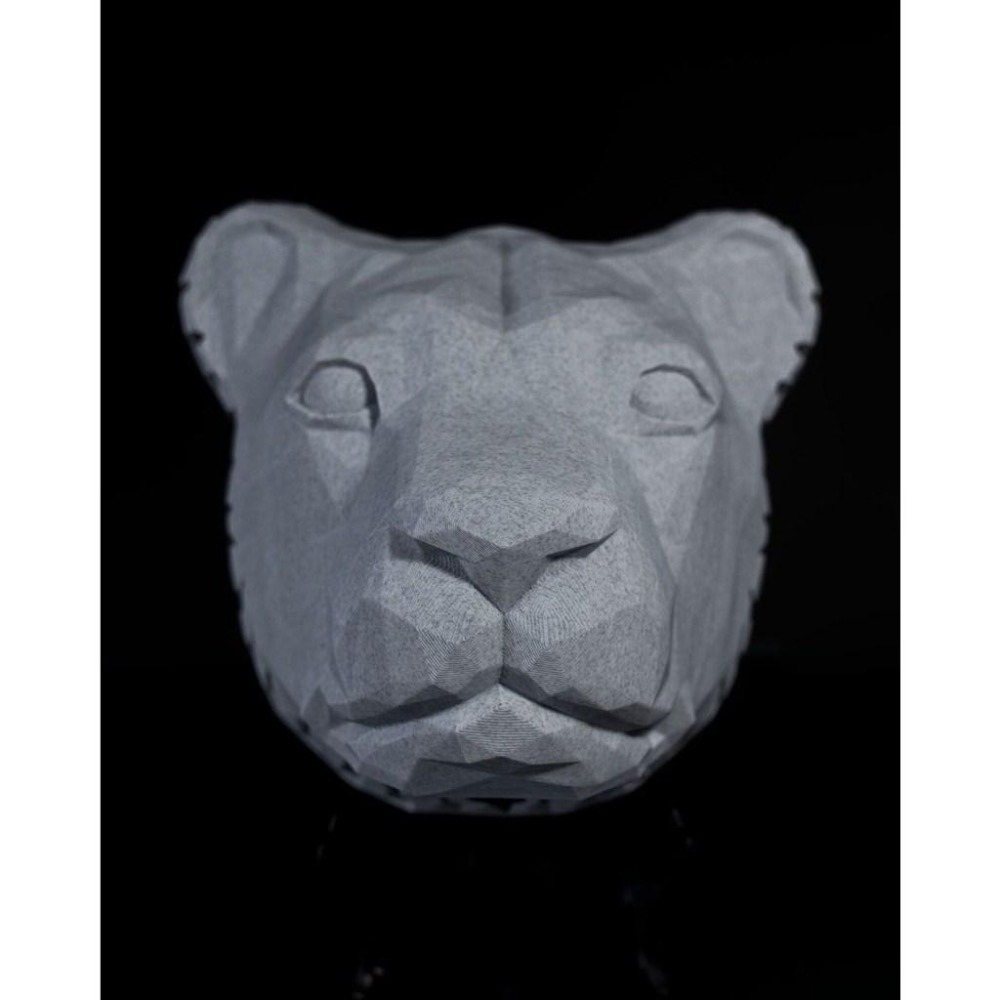 獅子燈 壁燈 動物燈 光影效果 氛圍燈 Great Lion Wall Light 夜燈 電池外接供電 3D列印-細節圖4
