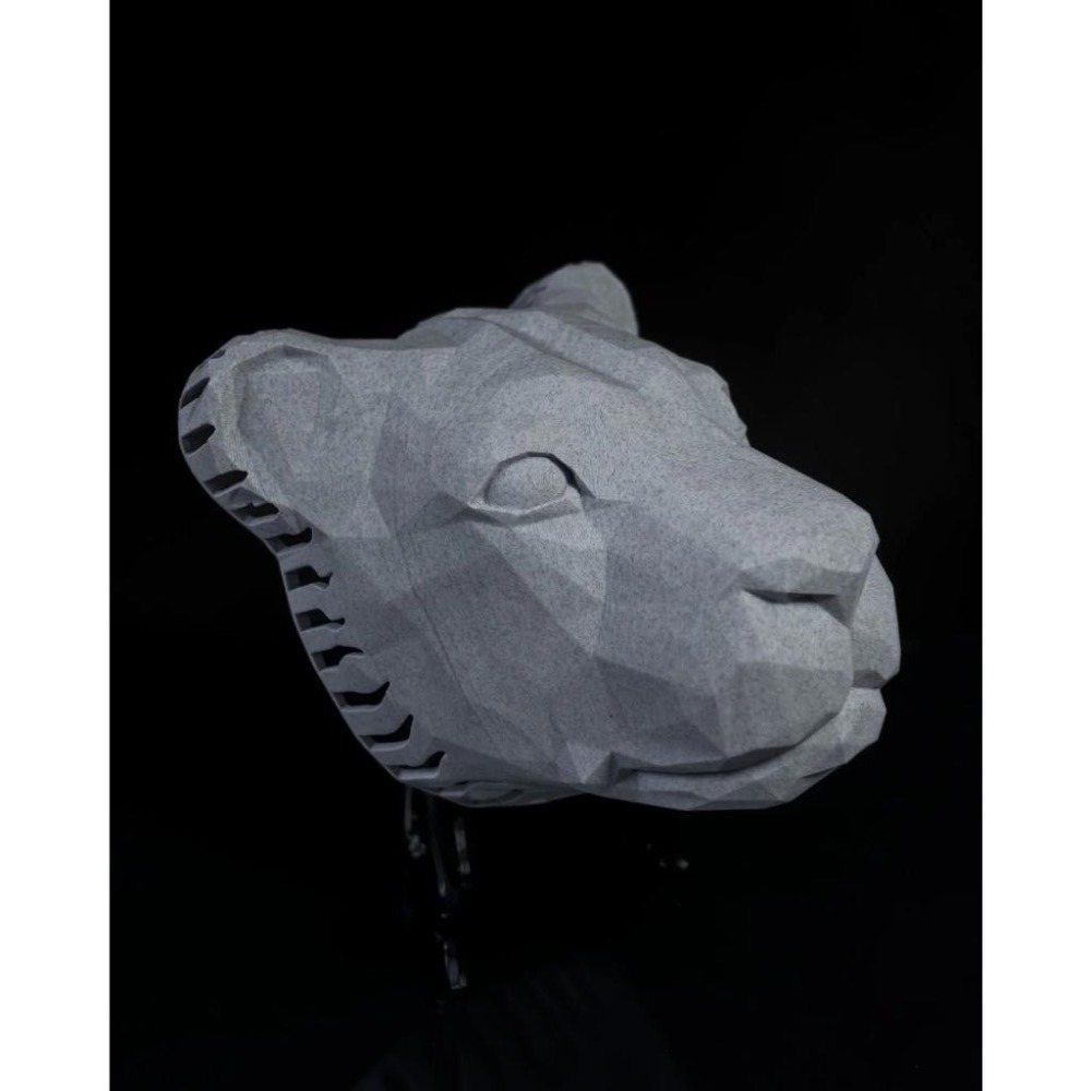 獅子燈 壁燈 動物燈 光影效果 氛圍燈 Great Lion Wall Light 夜燈 電池外接供電 3D列印-細節圖5