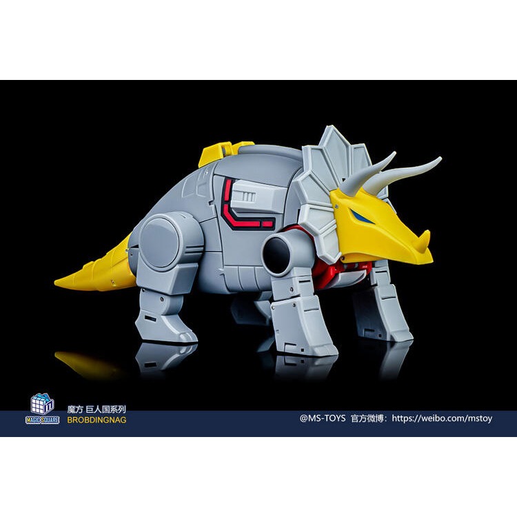 (現貨)魔方 MS-TOYS MS-B57 小比例 鐵渣 三角龍 三觭龍-細節圖8