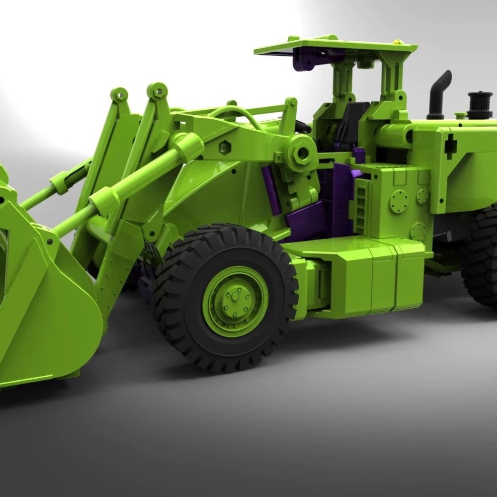 (台灣現貨出貨)X-transbots X社 MX-41T 青春版 鏟車 大力神 Ground Bite 工程合體-細節圖3