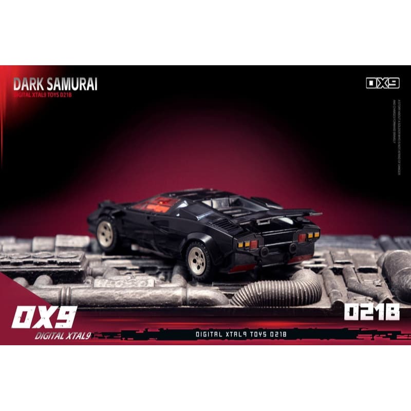 (台灣現貨出貨)DX9 D21B MP比例 黑色 橫砲 橫炮 Amurai 斯偉伯 武士-細節圖9