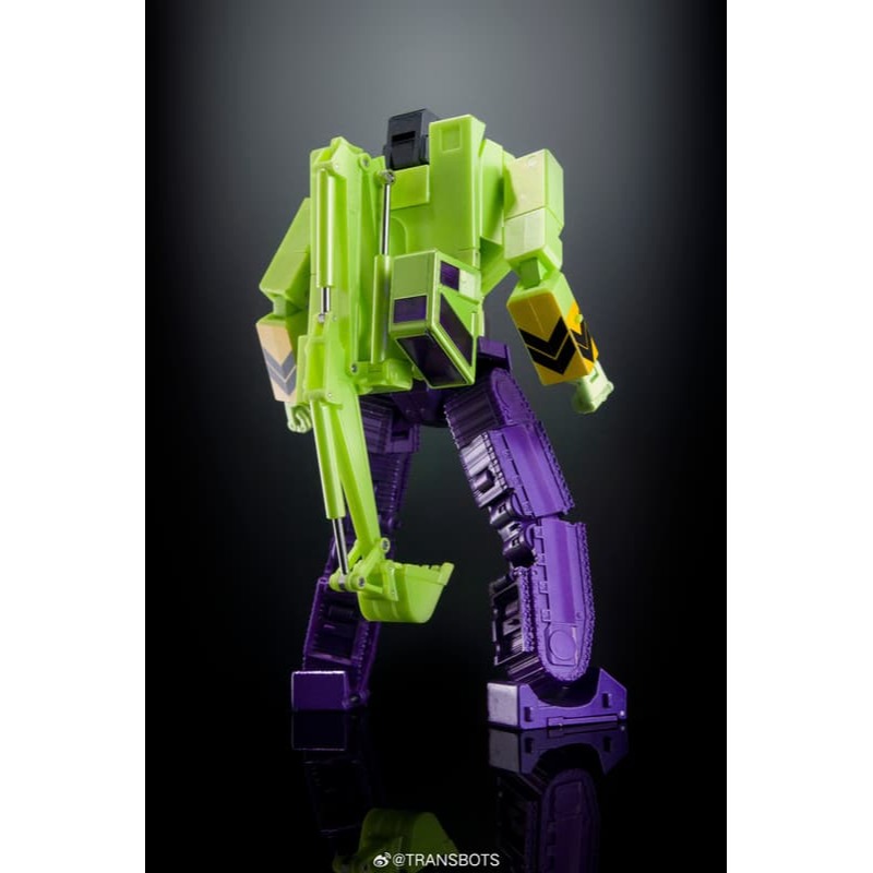 (台灣現貨出貨)X-transbots X社 MX-44T 青春版 挖土機 大力神 Gravedigger 工程合體-細節圖3