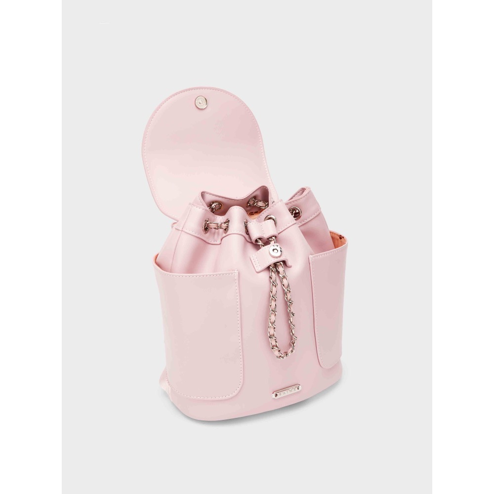 S＇AIME 飛天小女警皮穿鍊束口後背包-細節圖2