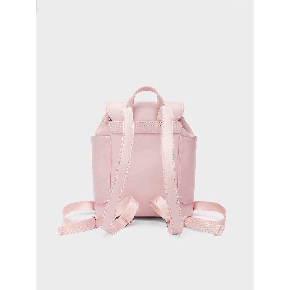 S＇AIME 飛天小女警皮穿鍊束口後背包-細節圖3