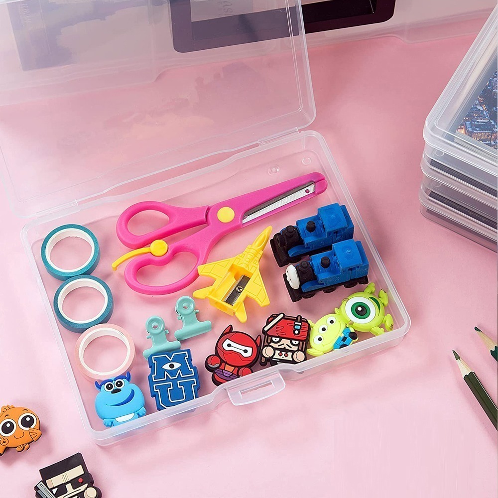 【好室立家-MeinHaus⁺】手提 相片 收納盒 卡片 文具  教具 分格 模型 小物 字卡 收納 照片 保存盒-細節圖5