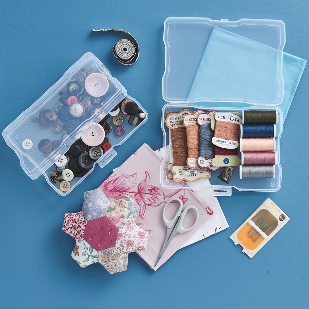 【好室立家-MeinHaus⁺】手提 相片 收納盒 卡片 文具  教具 分格 模型 小物 字卡 收納 照片 保存盒-細節圖6