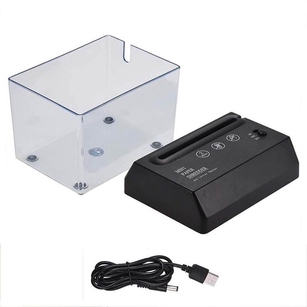 【 好室立家-MeinHaus⁺】 全新進貨 / 台灣出貨 USB 碎紙機 裁信機-細節圖5