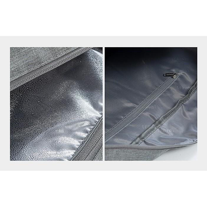 【現貨】質感旅行收納包 乾濕分離包 鞋子收納包 旅遊手提包 露營野餐必備 防水 衣物整理袋 行李箱包 收納袋 旅行袋-細節圖3