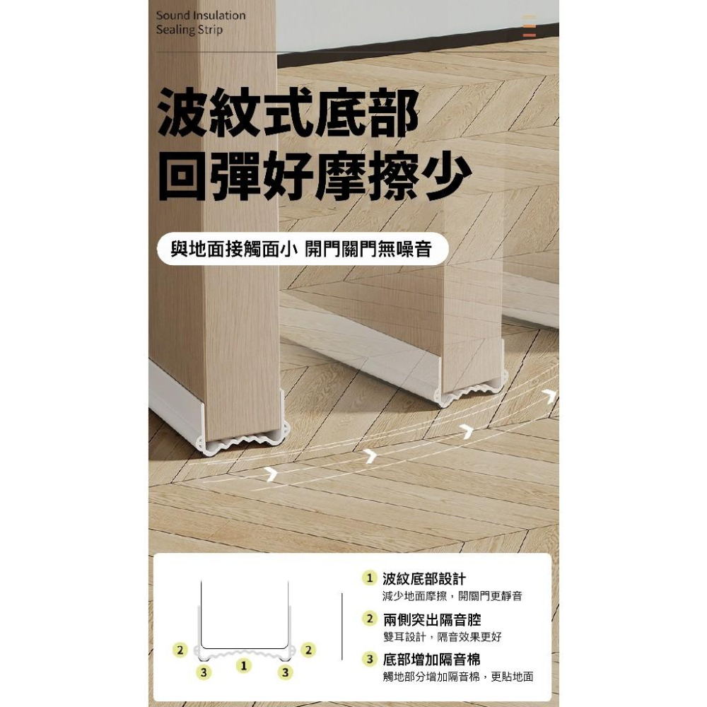 【現貨】靜音門縫條 隔音條 門縫密封條 門縫擋 密封條 門窗密封條 門擋條 門縫擋條 窗戶隔音 防蟲門縫擋 隔音門防撞條-細節圖9