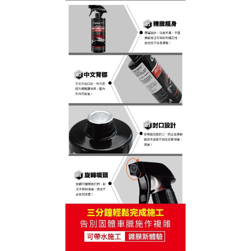 【現貨】抖音同款~XML鍍膜劑 汽車鍍膜劑 速效汽車鍍膜 速效液體蠟 去污鍍膜拋光 納米鍍膜 水鍍膜 奈米水晶鍍膜-細節圖7