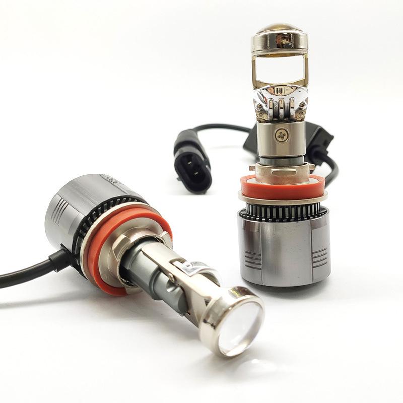 【現貨】LED 小魚眼 小鋼炮 H4 H7 魚眼鋼砲 JBUBU MANY雷霆s適用 爆亮大燈 機車頭燈 HS1 H17-細節圖6