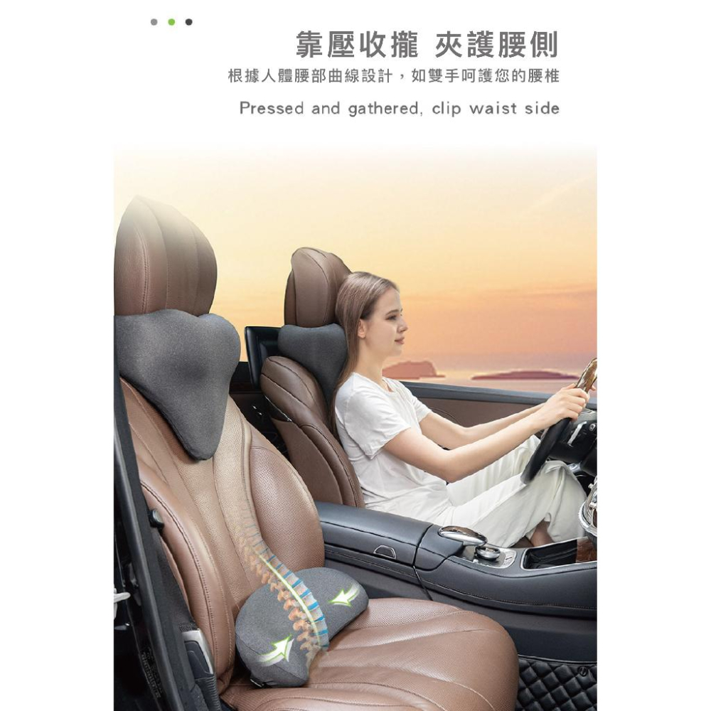 【現貨】記憶棉腰靠 辦公室座椅靠墊 車用靠墊 辦公椅腰靠 4D椅靠墊 記憶棉椅靠墊 紓壓靠枕 辦公室靠枕 靠枕 護腰枕-細節圖2