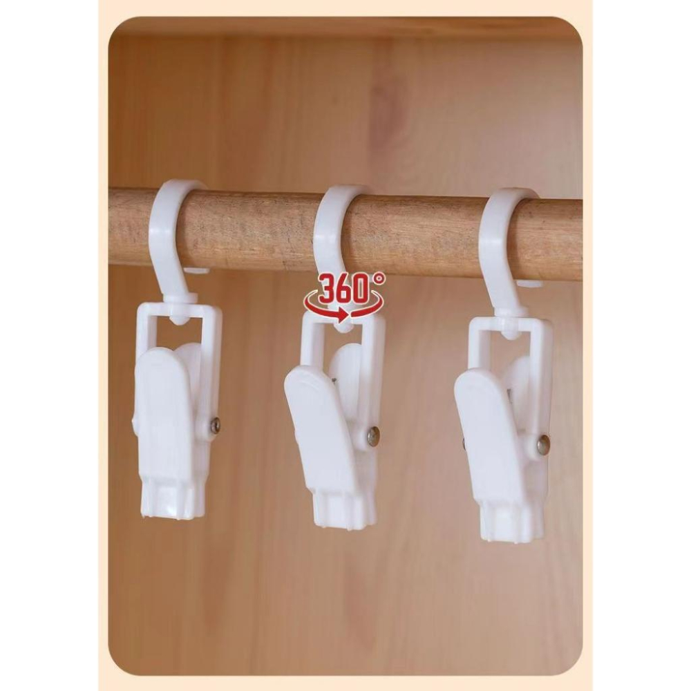 【現貨】多功能旋轉掛勾 衣帽夾 帽子收納夾 掛勾 帽子 棒球帽掛架 衣櫥收納夾 掛勾夾 掛鈎夾 掛夾 萬用夾 小物收納夾-細節圖3