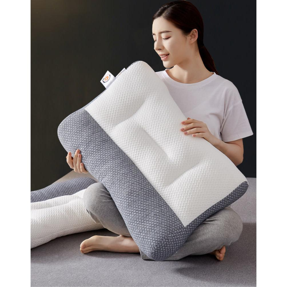 【現貨】大豆纖維護頸枕頭 日本頸椎牽引 助眠枕 按摩枕頭 頸椎按摩枕 反牽引修復頸椎枕 頸椎矯正枕 頸椎保健 頸椎枕-細節圖5