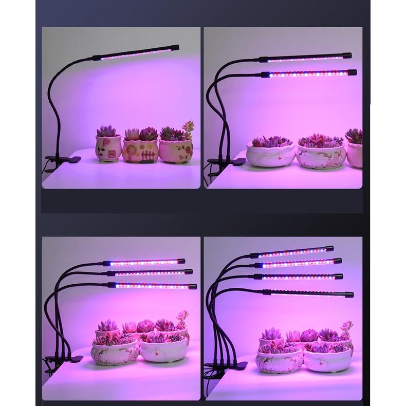 【現貨】全光譜植物燈 植物燈 植物生長燈 led 夾子燈 多肉燈 觀葉植物 USB 夾式 遙控款 可調光 三色LED-細節圖7