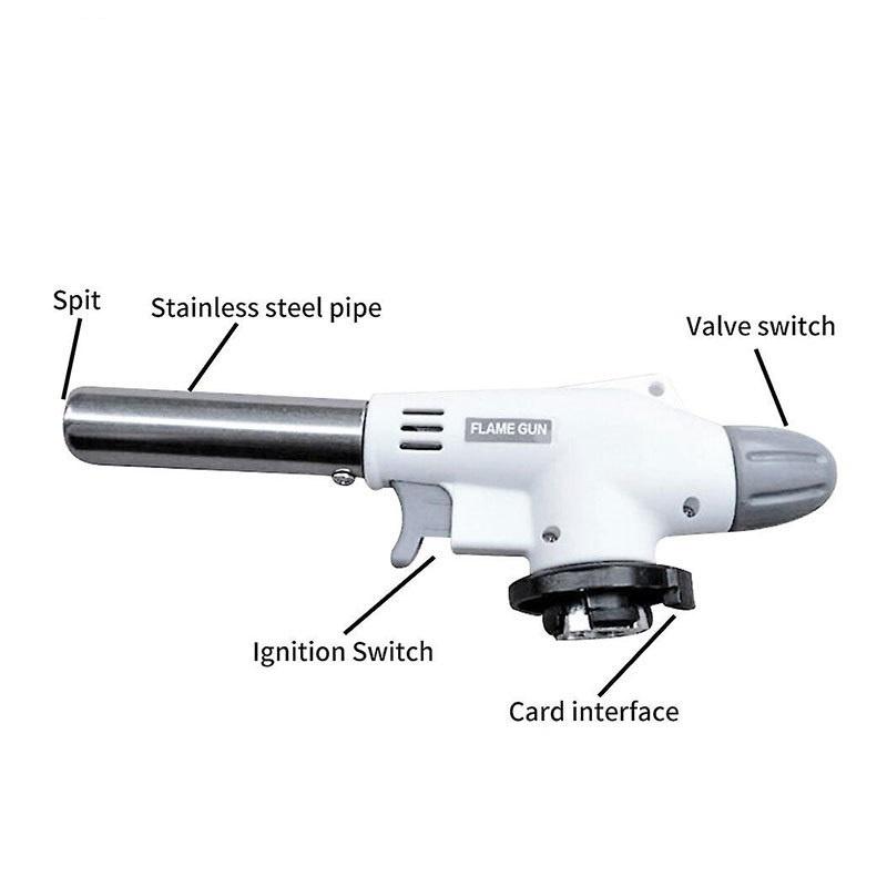 【現貨】卡式噴火槍 焊槍 瓦斯噴燈槍 噴燈點火器 廚房烘焙點火器 火槍頭 火焰槍 噴槍 陶瓷噴燈 炙燒料理噴槍 點火頭-細節圖5