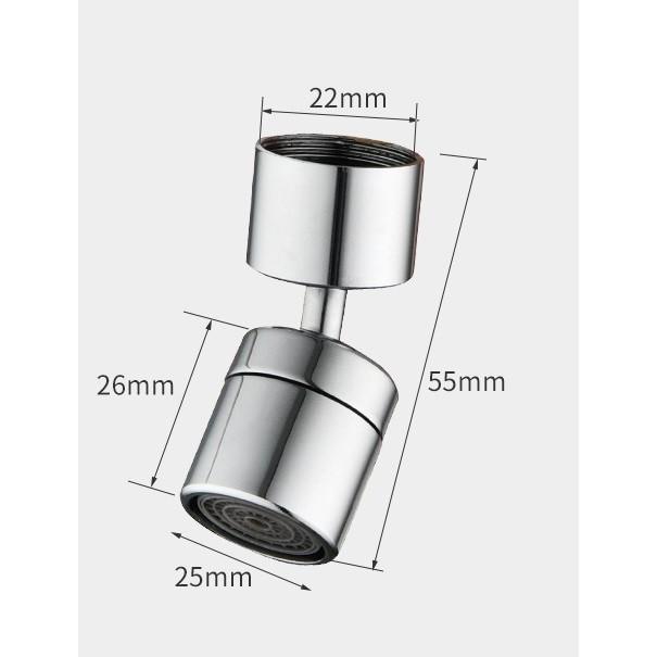 【現貨】可旋轉 水龍頭延伸器 720度水嘴 防濺水花灑 廚房浴室水龍頭轉向器 轉向頭 旋轉水龍頭起泡器 小型蓮蓬頭-細節圖5