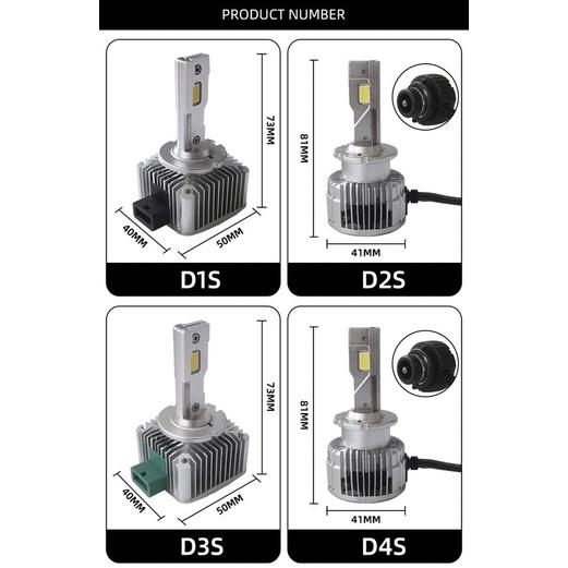 【現貨】D系列 LED大燈 直上型 免修改 HID改LED 車燈 霧燈 D1S D2S D3S D4S D2R D4R-細節圖6