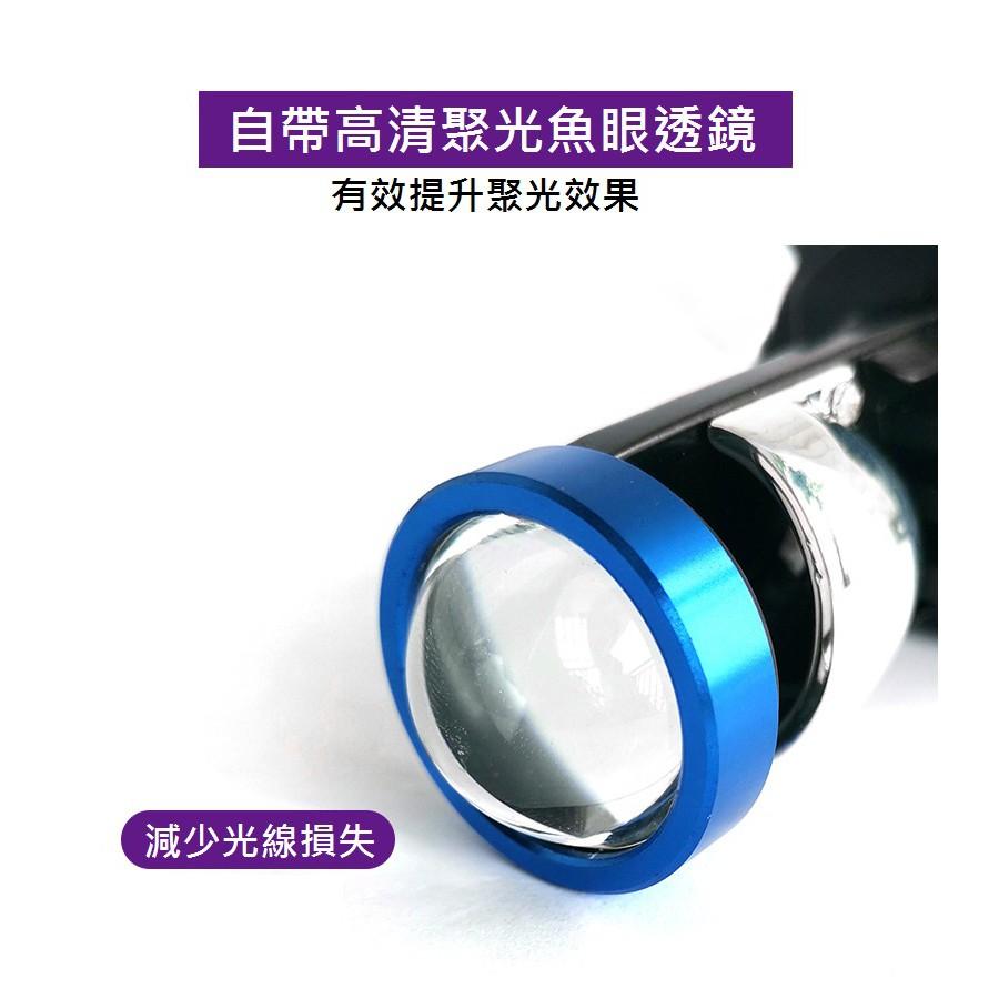 【現貨】LED魚眼 H4/HS1/H7機車大燈 近燈遠燈 。many、雷霆S、彪虎、jets、force機車皆可通用-細節圖2