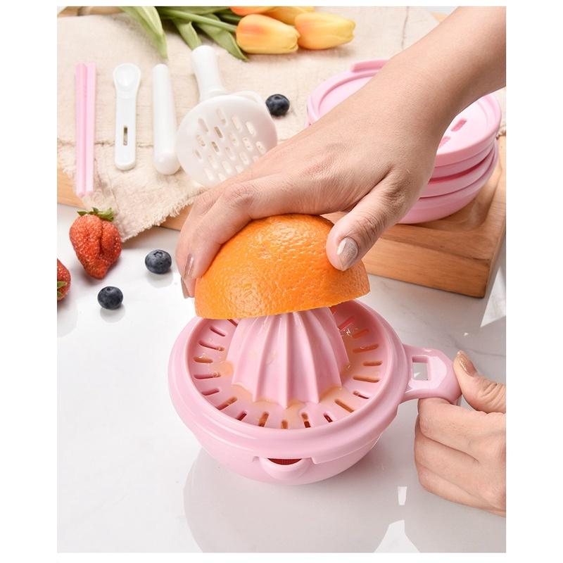 【現貨】兒童食品研磨7件組 副食品製作器具 寶寶食物研磨器 嬰兒食物調理器 小孩副食品餐具 輔食研磨碗 榨汁過濾搗碎-細節圖3